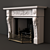 Elegant Photo-Inspired Fireplace 3D model small image 1