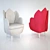  "Morning Dew" Designer Chair 3D model small image 1