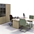 Sberbank Office Furniture 3D model small image 1