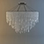 Oval Crystal Chandelier 3D model small image 1