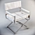 Sleek Oskar Chair 3D model small image 1