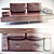 Luxury Rolf Benz Sofa: Incomparable Comfort 3D model small image 1
