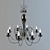 Elegant Classical Chandelier 3D model small image 1