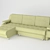 Cozy Corner Sofa 3D model small image 1