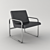 Elegant Restaurant Chair 3D model small image 1