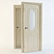 Classic Oak Pine Door 3D model small image 1