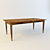 French-made Grange Dining Table 3D model small image 1