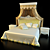 Canopy Bed: Luxurious Sleeping Bliss 3D model small image 1