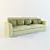 Modern Sofa Set with Cushions 3D model small image 1