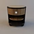 Elegant Orazio Bedside Table 3D model small image 1