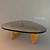 Noguchi Sculptural Coffee Table 3D model small image 1