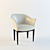 Giorgetti Mosca: Chic Italian Armchair 3D model small image 1