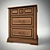 Elegant Paganini Bedside Cabinet 3D model small image 1