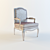 Contemporary Render-Inspired Armchair 3D model small image 1