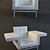 Elegant Comfort | Luxe Lounger 3D model small image 1