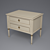 Italian Cabiate 19081 Bedside Cabinet 3D model small image 1