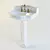 Classic Basin with Mixer 3D model small image 1