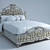 Classic Baby Bed: Timeless and Charming! 3D model small image 1