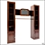 Napoli Book Cupboard: Elegant Storage Solution 3D model small image 1