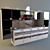 Sleek Coffee Lover's Kitchen 3D model small image 1