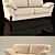 Modern Stylish Sofa - 970x2150x915 3D model small image 1