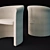 Luxury Brio Armchair: Exquisite craftsmanship for ultimate comfort 3D model small image 1
