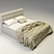 Title: Oversized Zanotta Bed 3D model small image 1