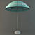 Stylish Street Umbrella 3D model small image 1