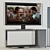 Sony 55" TV with Speaker Stand 3D model small image 1