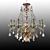 Classic Elegance Chandelier 3D model small image 1