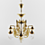 Classic Crystal Chandelier 3D model small image 1