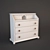 Effortless Elegance: Dolfi Drop Front Dresser 3D model small image 1