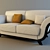 TURRI MANHATTAN - Luxurious Sofa with Elegant Textures 3D model small image 1