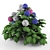 Flourishing Blooms Hydrangea Bush 3D model small image 1