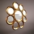 Title: 1350 mm Round Mirror  3D model small image 1