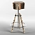 Venetian Oak Bar Stool 3D model small image 1