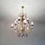 Elegance Illuminated Chandelier 3D model small image 1