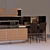 Sleek Porsche Design Kitchen 3D model small image 1