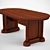 Classic Italian Vittoria Table 3D model small image 1