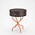 Sleek Bedside Table 3D model small image 1