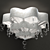 Italian Elegance: Giselle Chandelier 3D model small image 1