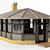 Custom Fireplace Pergola 3D model small image 1