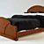 Luxurious Favero Via Veneto Bed 3D model small image 1