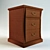 Veneto Bedside Table: Sleek and Stylish! 3D model small image 1