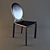 Stylish Bontempi Tahira Chair 3D model small image 1