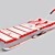 Modular Ski Stretcher: Portable Rescue Solution 3D model small image 1