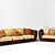 Tondano Outdoor Seating Set 3D model small image 1