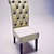 Wooden Leg Chair 3D model small image 1