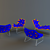  Moroso Antibody Lounge Chair 3D model small image 1