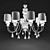 Masiero Eva S10 Chandelier 3D model small image 1